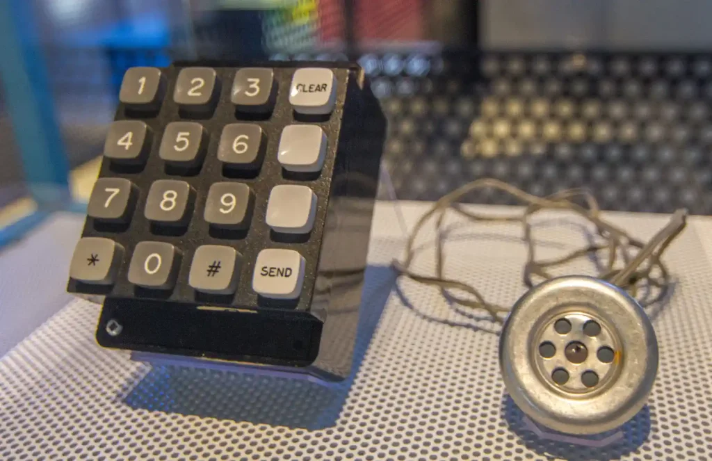 A blue box device used by phone phreakers to make free long distance calls
