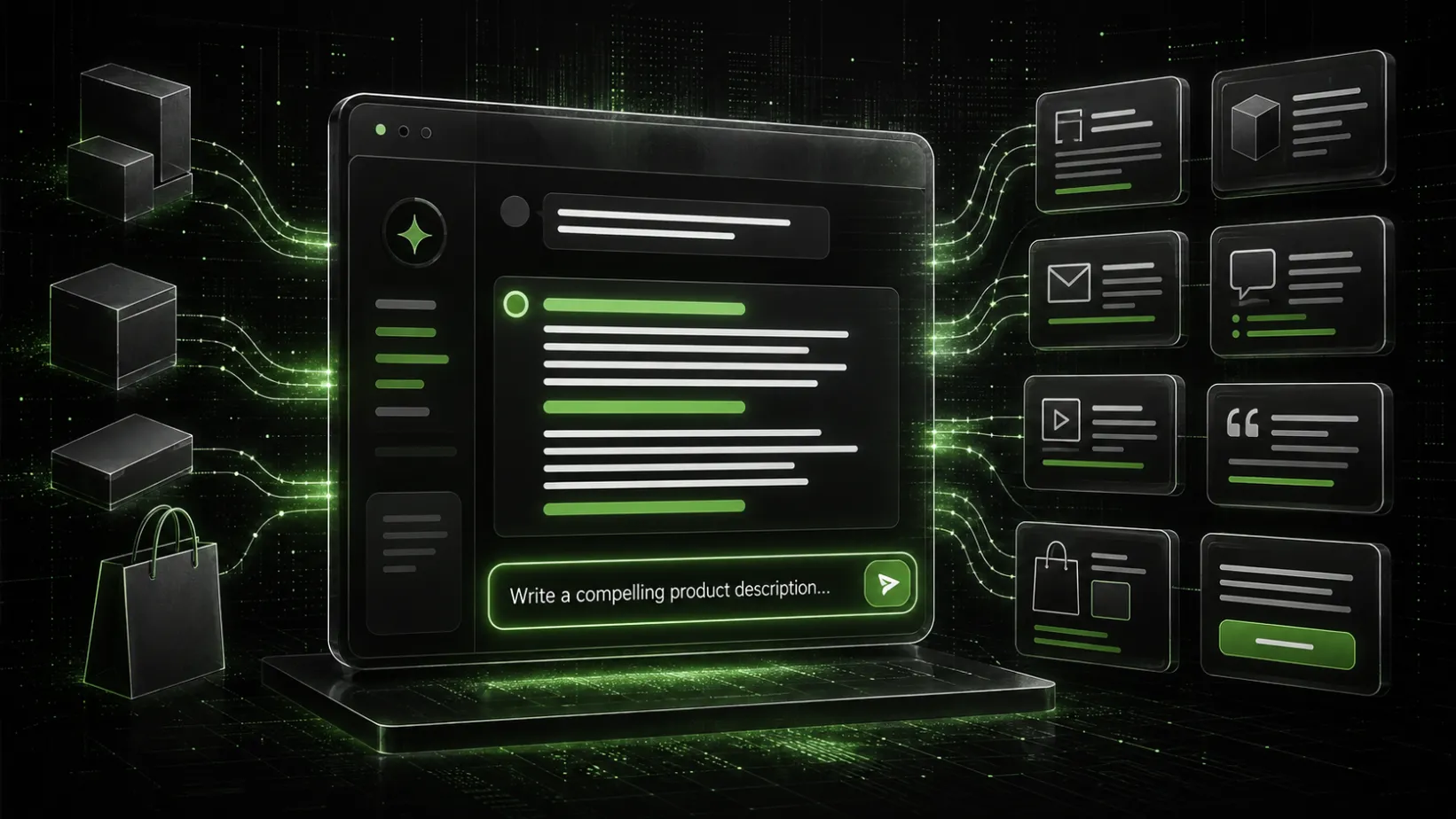 Featured graphic for Norzer's guide on ChatGPT prompts for copywriting and ecommerce product descriptions