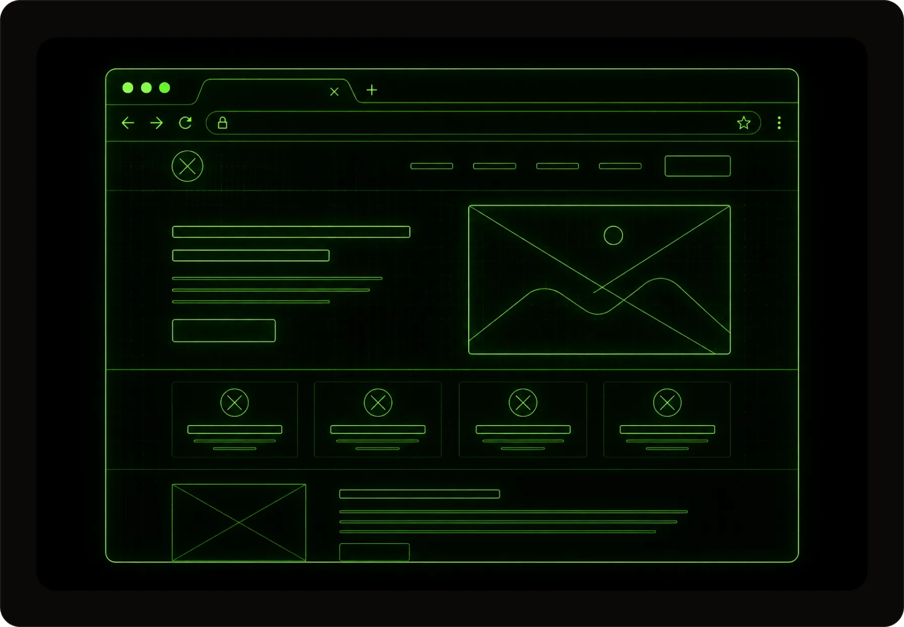 Vessel Managed hosting dashboard showing a healthy, secure local business website