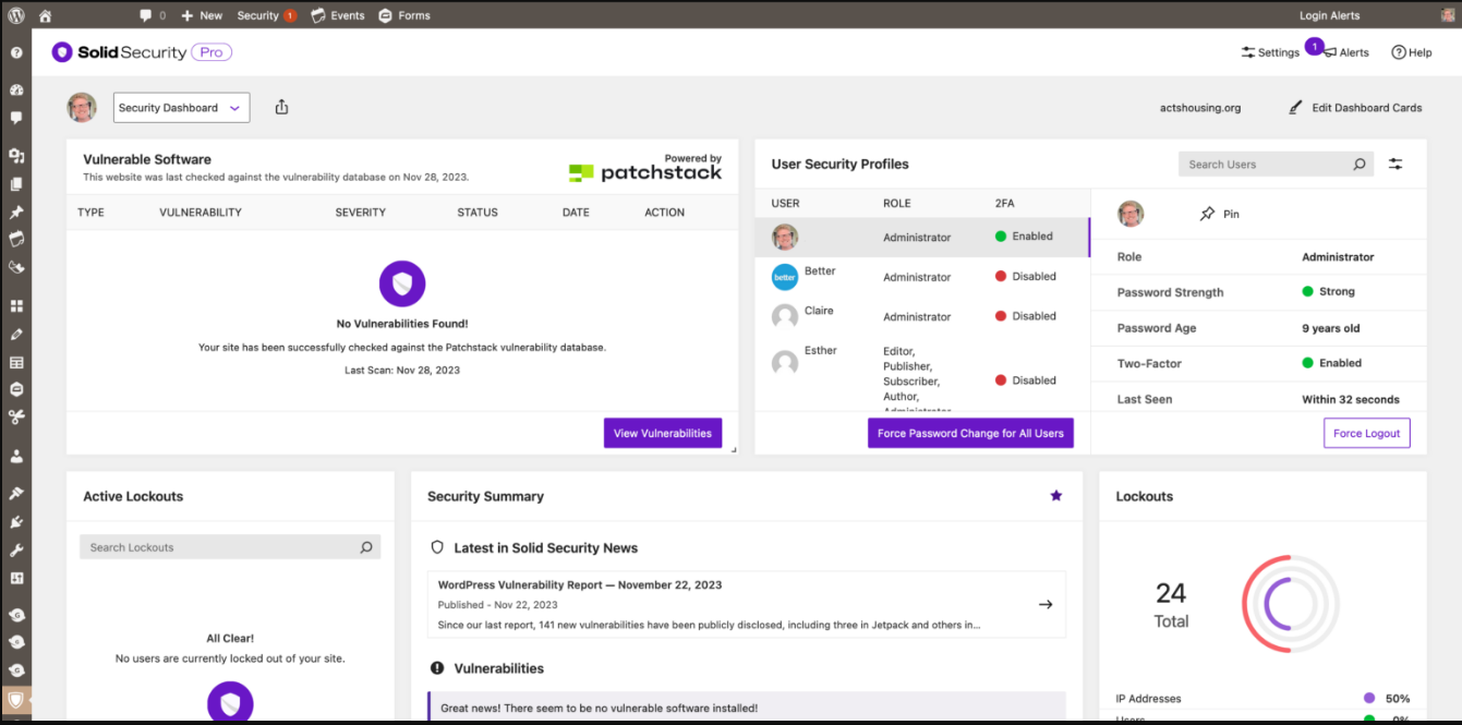Screenshot illustrating a WordPress security hardening step from Norzer's guide